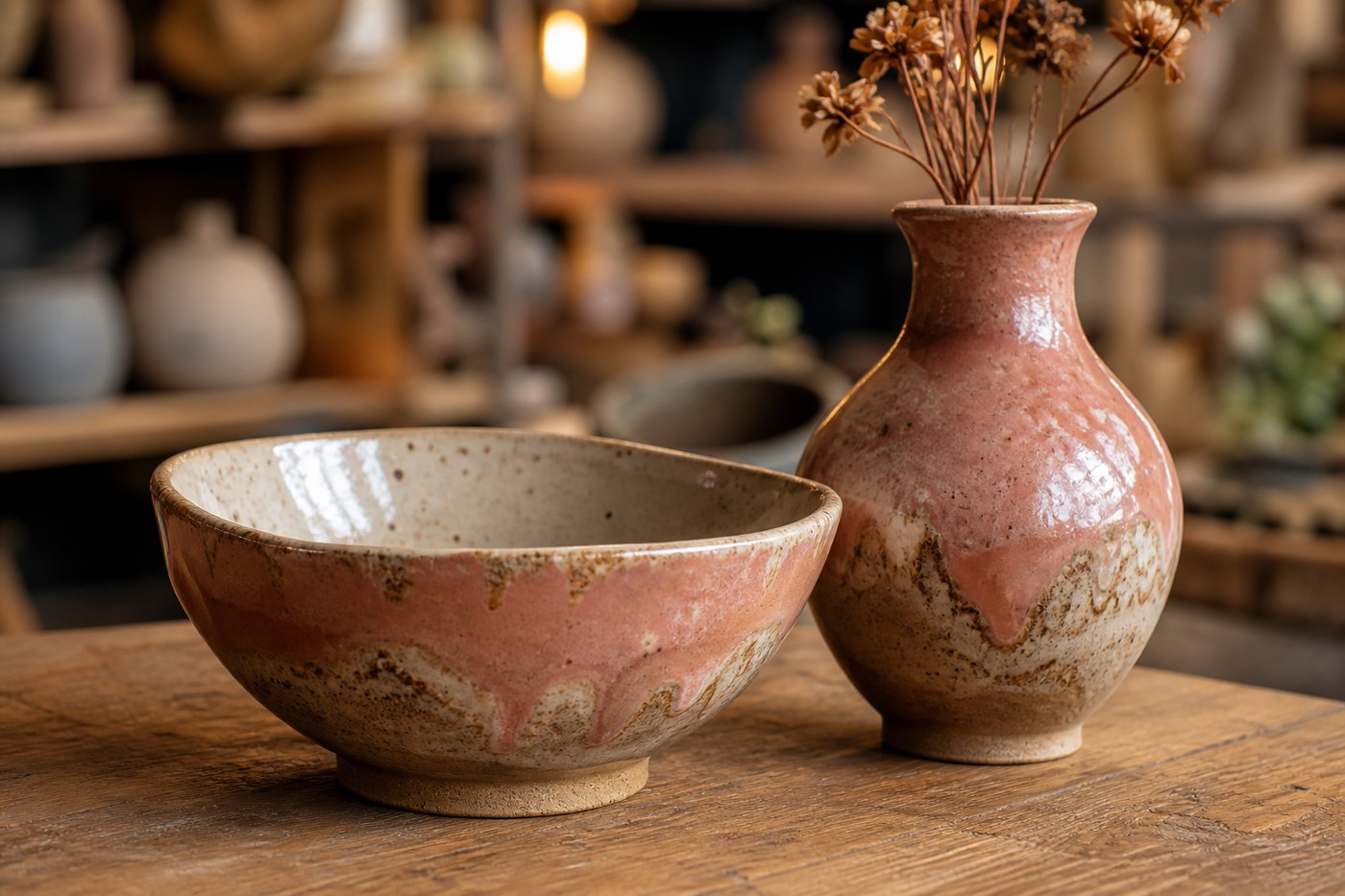 Handmade ceramic bowl set